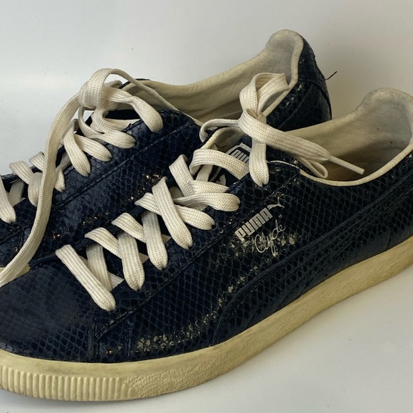 Puma Clyde Reptile Sneakers - Picture 3 of 7